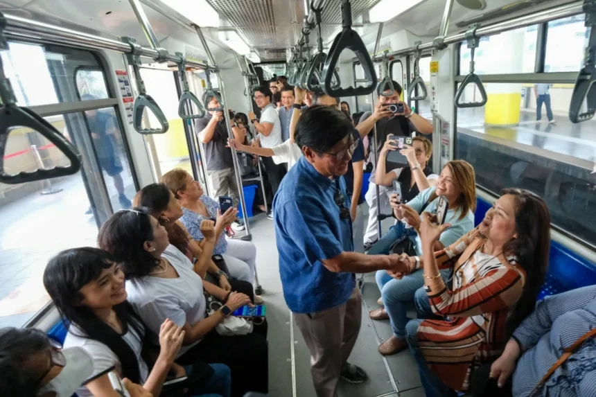 Marcos launches Pamilya Pass 1+3 Promo in NCR rails