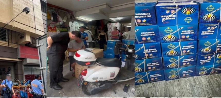 'Lamok, hindi tepok?': CIDG seizes fake mosquito repellent coils in Binondo raid