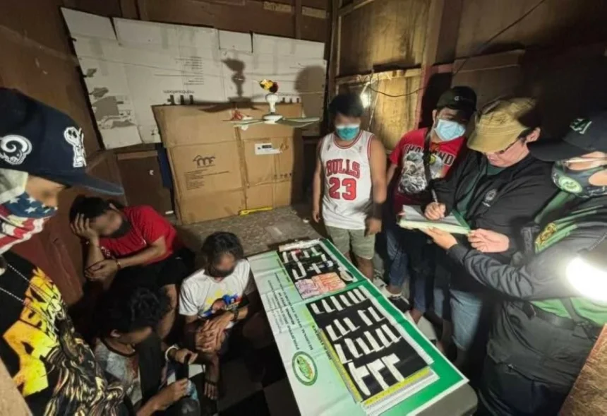 3 arrested in PDEA raid of drug-cleared barangay