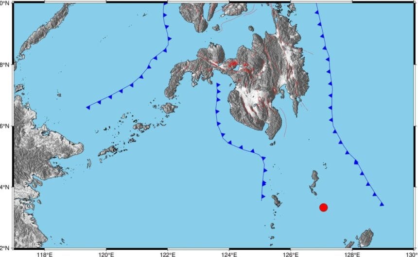 5.6-magnitude quake hits waters off Davao Occidental