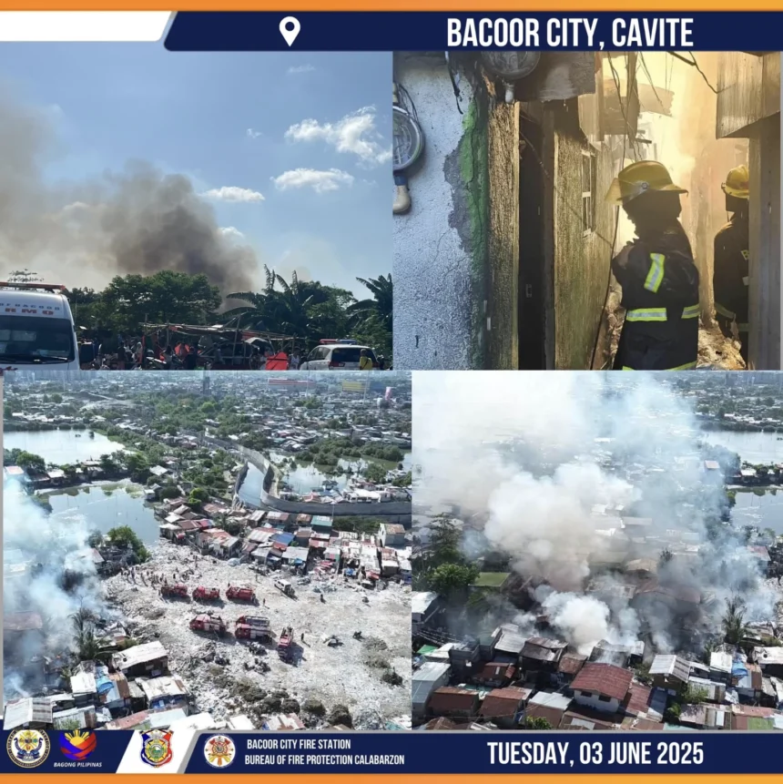 75 families lose homes in Bacoor fire