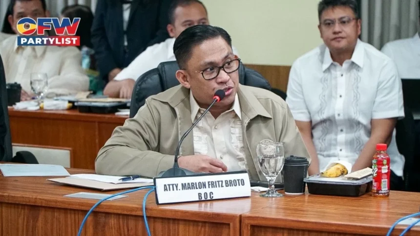 BOC to facilitate OFW's monitoring of balikbayan boxes, solons told in House hearing