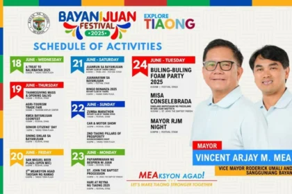 BayaNiJuan Festival this year in Tiaong all set
