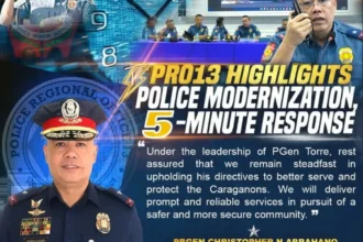 Caraga police seek 5-minute emergency response