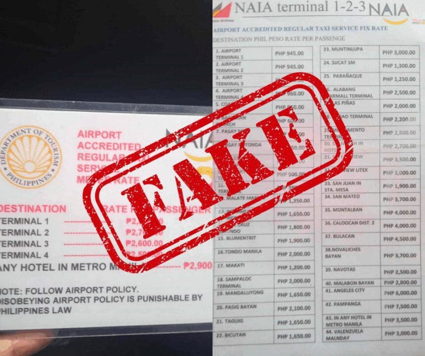 DOTr targets people spreading excessive Naia taxi fare rates online