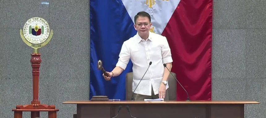 Escudero delivers lighthearted Sine Die speech; honors Senate’s work, camaraderie