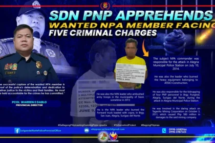 Ex-NPA commander nabbed in Surigao del Sur