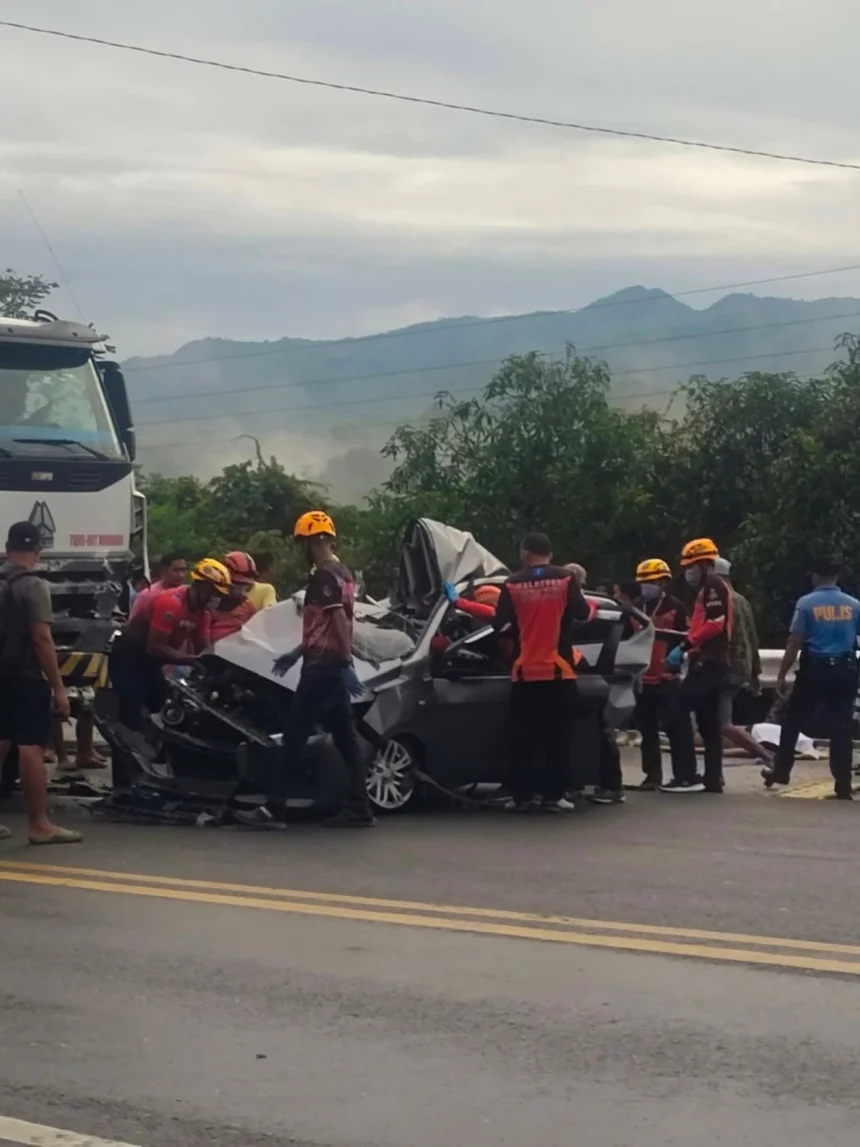 Family of 3 killed in Sarangani highway mishap