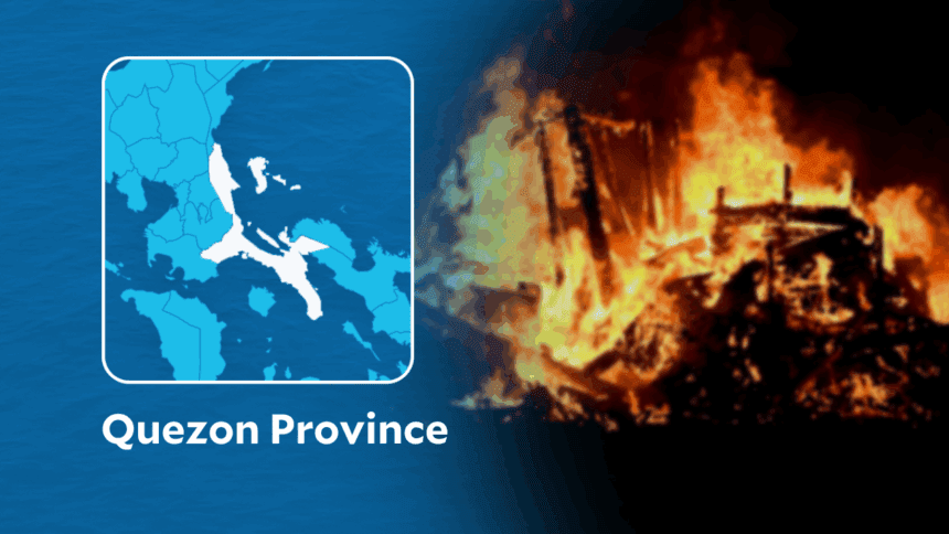 Fire razes 5 houses in Quezon province
