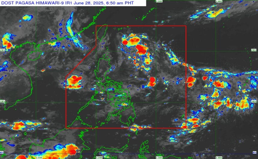 Habagat to bring rain in most parts of PH Saturday