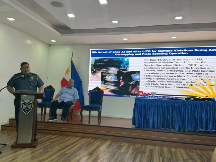 Illegal use of blinker leads to arrest of 2 men in extortion racket using First Lady's name