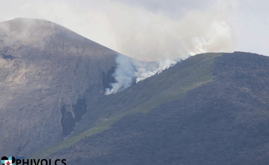 Kanlaon Volcano emits higher sulfur dioxide levels in 24 hours