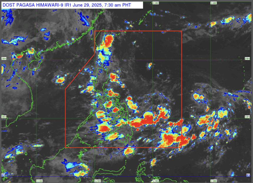 LPA enters off Central Luzon; rains to persist across most of PH