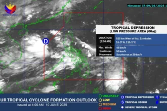 LPA leaves PAR, now a tropical depression; ‘habagat’ to bring more rain