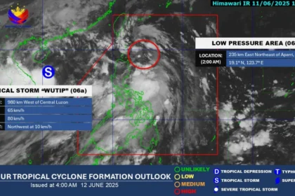 LPA near extreme N. Luzon likely to develop into tropical depression