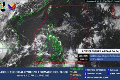 LPA outside PAR may become tropical depression -- Pagasa