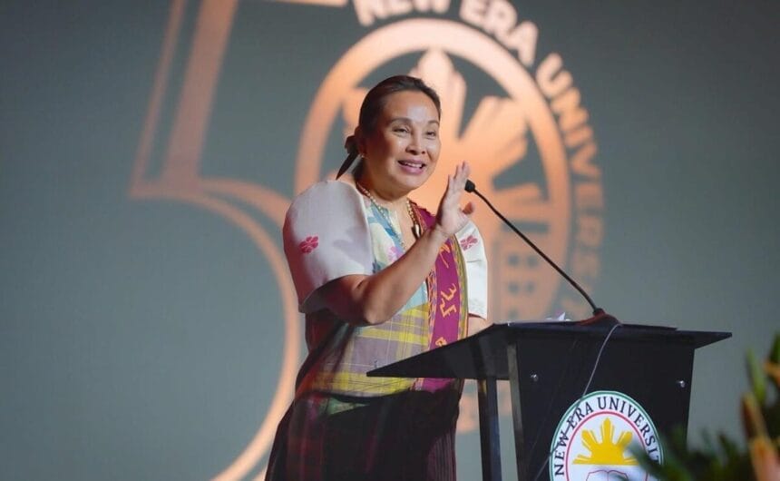 Legarda calls on NEU grads to serve Filipinos with faith, hope, love