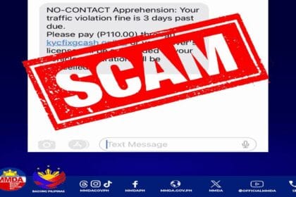 MMDA debunks ‘text notification’ for NCAP violations