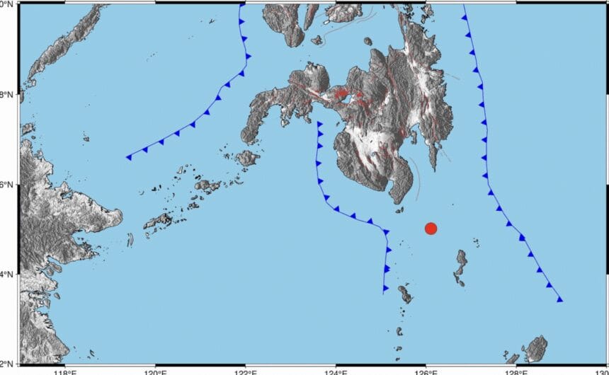 Magnitude 5.5 aftershock hits off coast of Davao Occidental