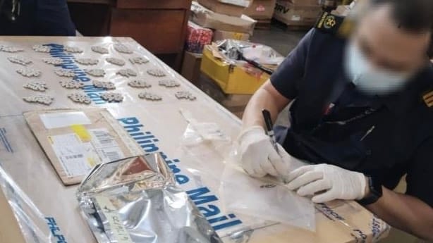 Over P855,000 ecstasy intercepted at Manila port mail hub
