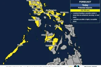 PAGASA raises heavy rainfall warning for Metro Manila, several other areas