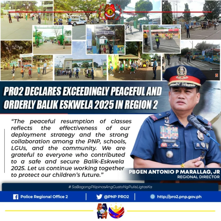 School opening in Region 2 peaceful – police