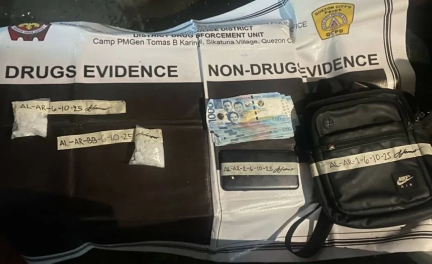 Shabu seized in QC buy-bust operation