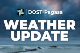 Thunderstorms, rain showers in Metro Manila, Luzon