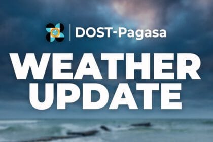Thunderstorms, rain showers in Metro Manila, Luzon