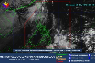 Tropical depression Auring exits PAR, weakens into LPA