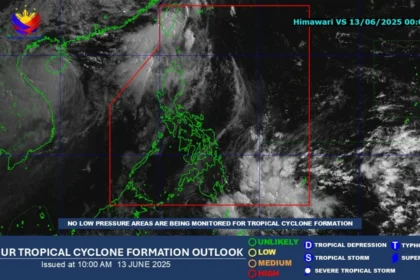 Tropical depression Auring exits PAR, weakens into LPA