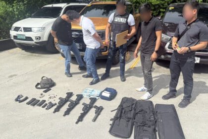 Unlicensed firearms trade bust nets 3 in Parañaque City