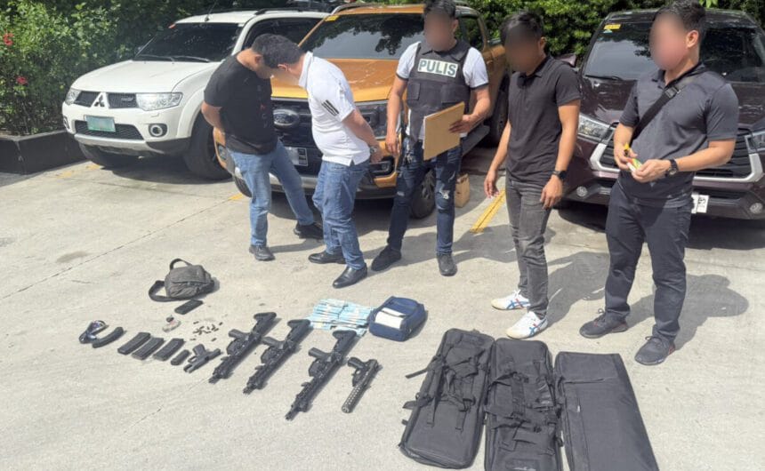 Unlicensed firearms trade bust nets 3 in Parañaque City