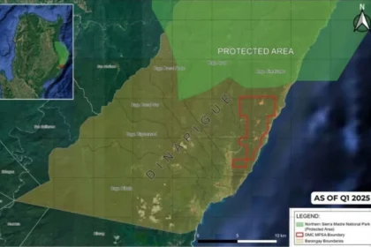 Viral photo sparks concern; DENR says mining site outside Sierra Madre Protected Zone