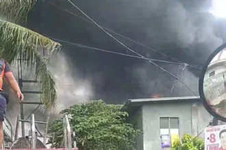 Warehouse destroyed in Malabon blaze