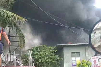 Warehouse destroyed in Malabon blaze