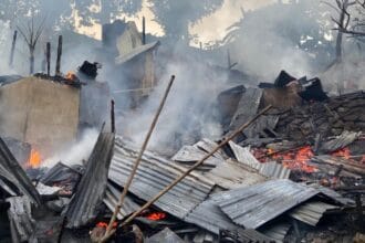 15 families displaced after fire razes 11 houses on Pagadian City