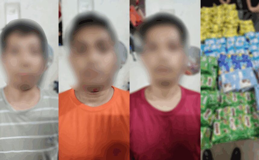 3 couriers arrested for stealing delivery parcels in Antipolo City