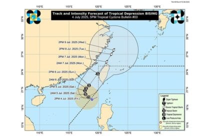 Bising exits PAR; re-entry by Monday not ruled out