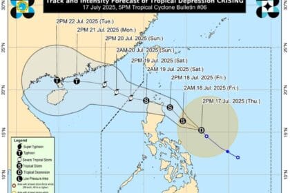Crising could make landfall in Cagayan Friday night
