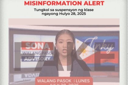 DepEd debunks AI video announcing class suspension for Monday