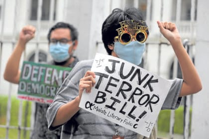 Makabayan bloc files bill seeking to repeal Anti-Terror Law