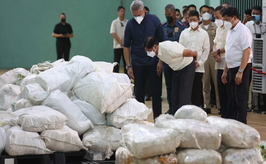 Marcos says drug arrests during term matched predecessor's