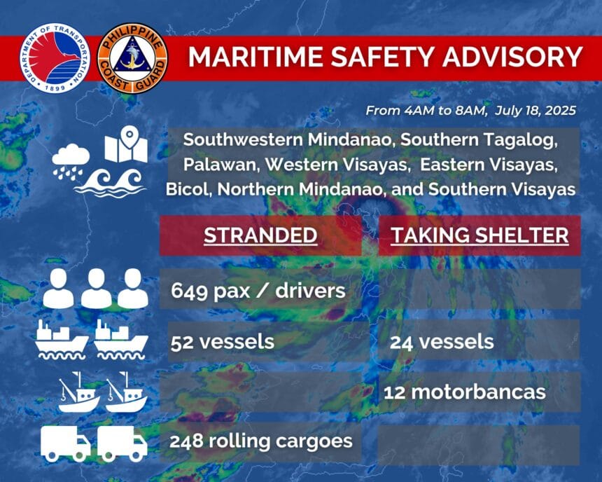 Over 1,200 stranded in ports due to Tropical Storm Crising — PCG