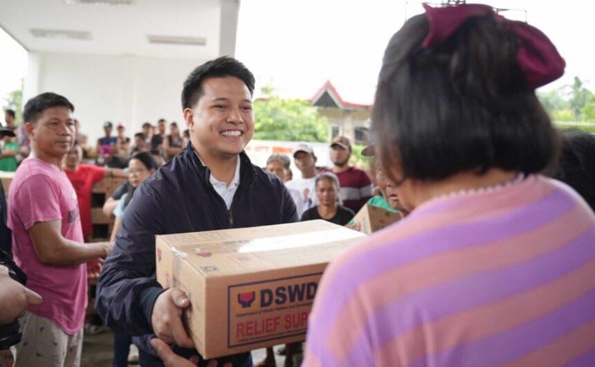 Poe aids Pangasinan calamity victims, backs ‘Good Samaritan Bill’