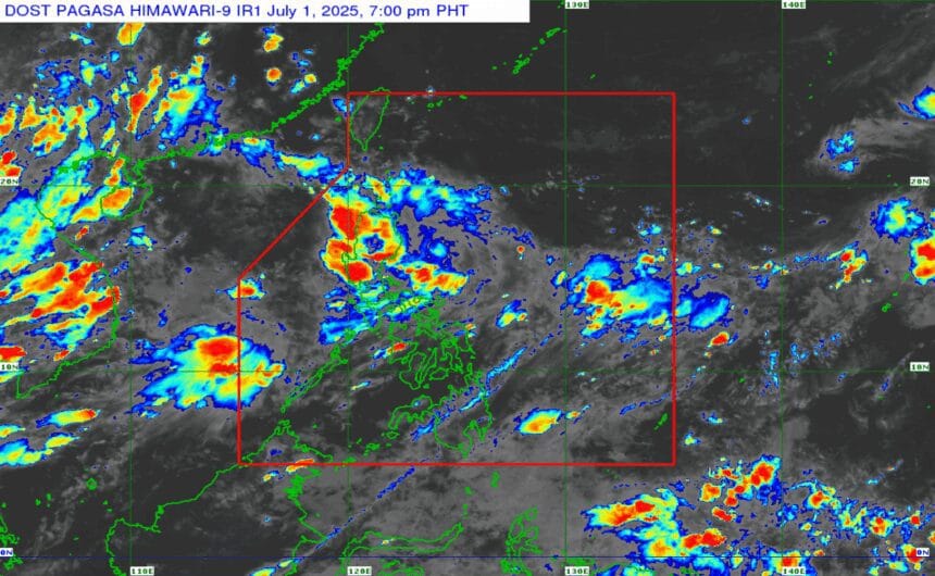 Rain to persist over PH due to LPA, habagat on Wednesday