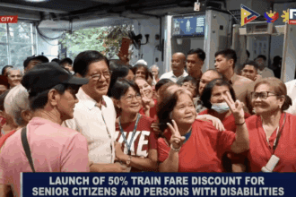Seniors, PWDs now get 50% off on LRT, MRT fare
