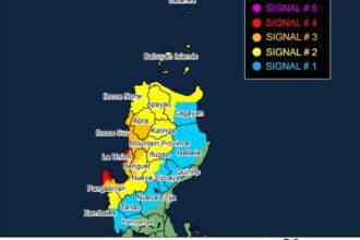 Signal No. 4 up in 3 areas due to Typhoon Emong