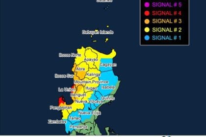 Signal No. 4 up in 3 areas due to Typhoon Emong