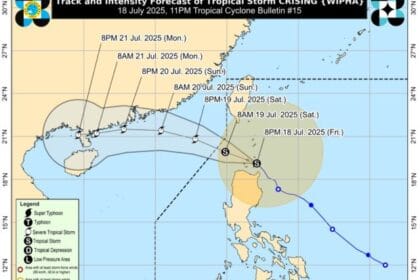 Storm Crising landfall less likely; Signal No. 2 in 10 areas
